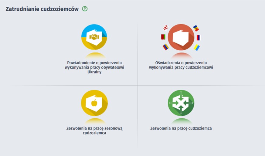 Baner informacyjny dla pracodawców zatrudniających obywateli Ukrainy cd.